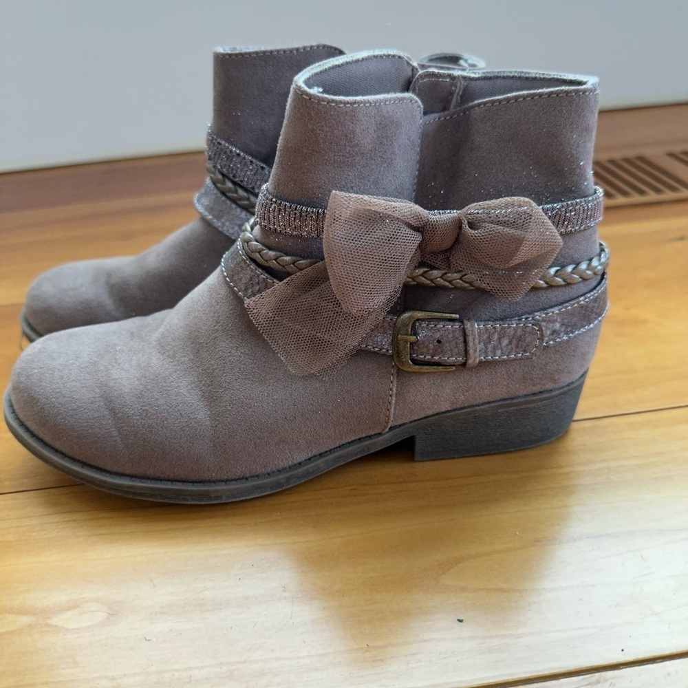 Kids Boots Ankle Bow
